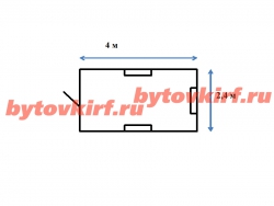 Дачная бытовка 4м для жилья